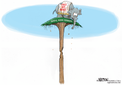 REPUBLICANS STAND ON COLLAPSING MORAL HIGH GROUND by R.J. Matson