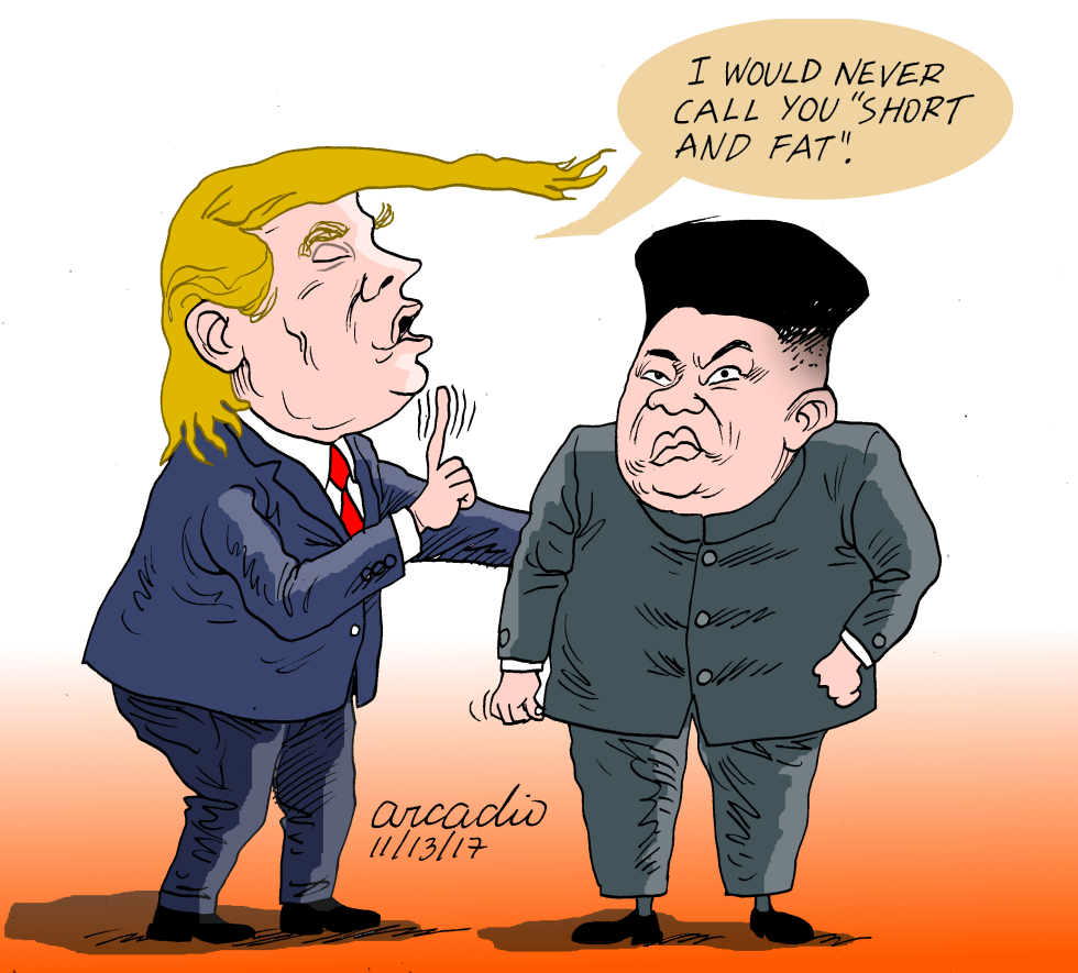 Trump and Kim Mutual insults