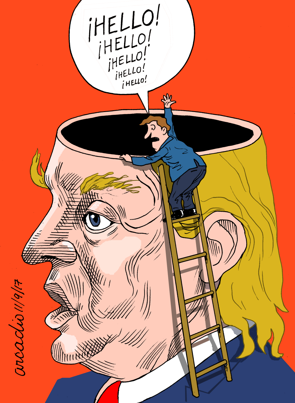  HELLO TRUMP by Arcadio Esquivel