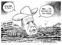 JUDGE ROY MOORE SCANDAL by Dave Granlund