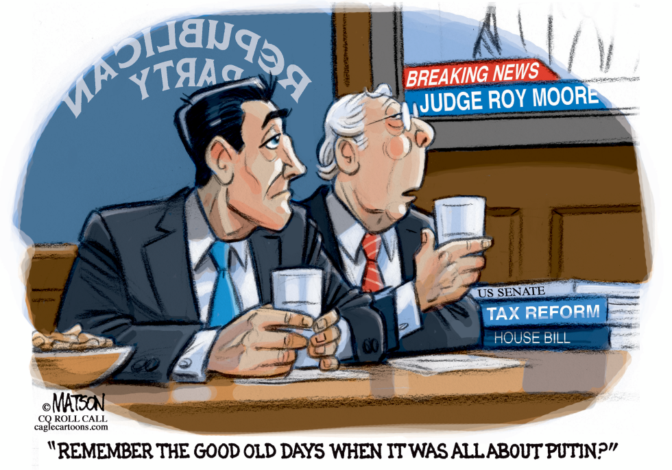 Republicans Wish Putin News Would Eclipse Judge Roy Moore