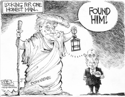 WHO TRUMP BELIEVES by John Darkow