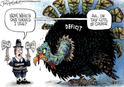 TAX CUTS by Joe Heller
