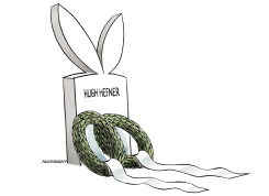 HUGH HEFNER by Niels Bo Bojesen
