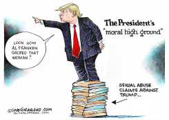 TRUMP ATTACKS AL FRANKEN  by Dave Granlund