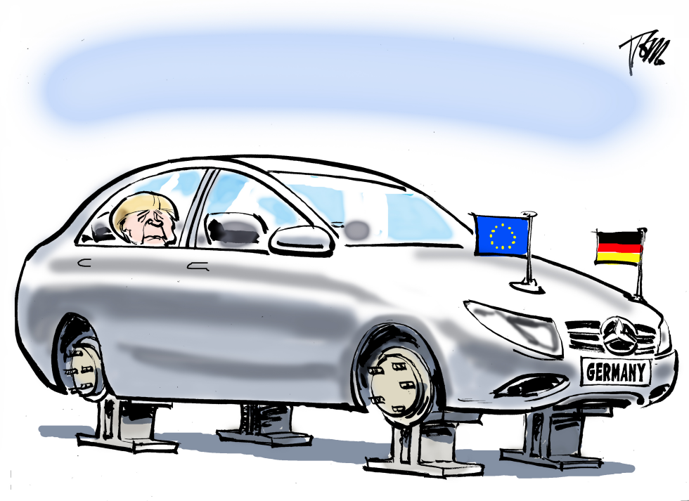Merkel stuck