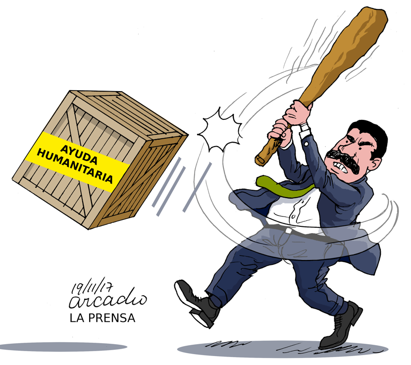 No a la ayuda humanitaria