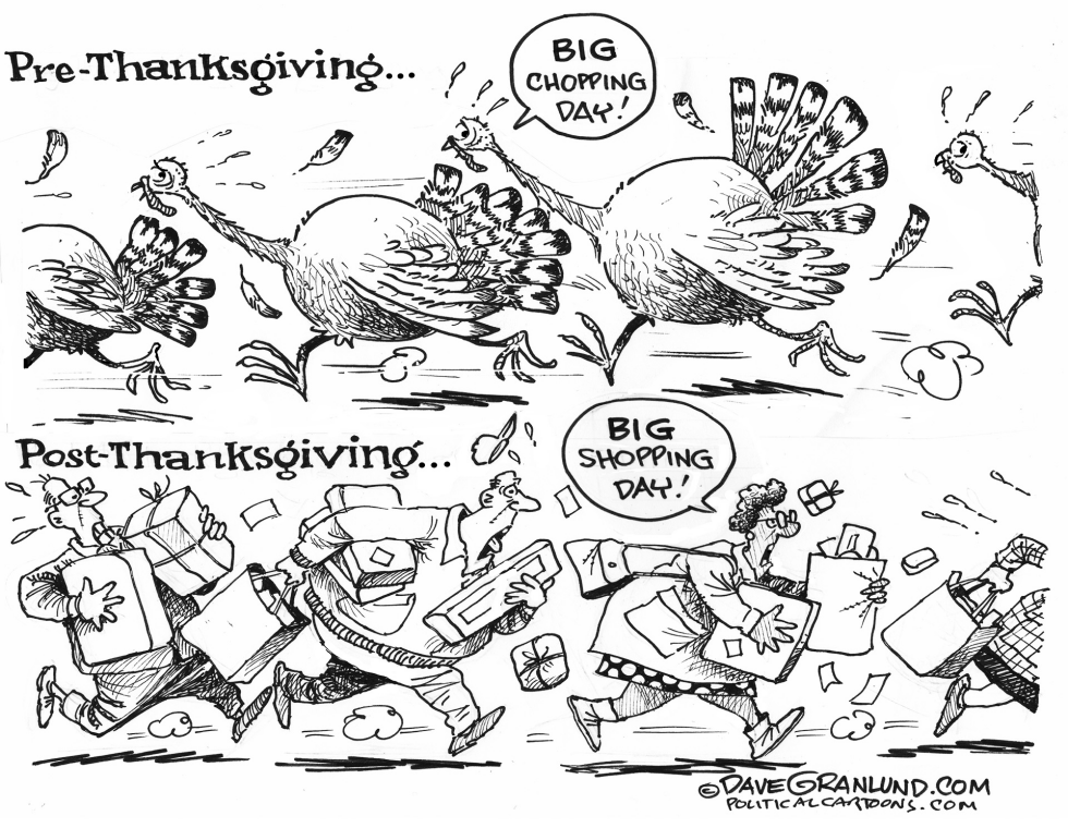 Thanksgiving Chopping and Shopping