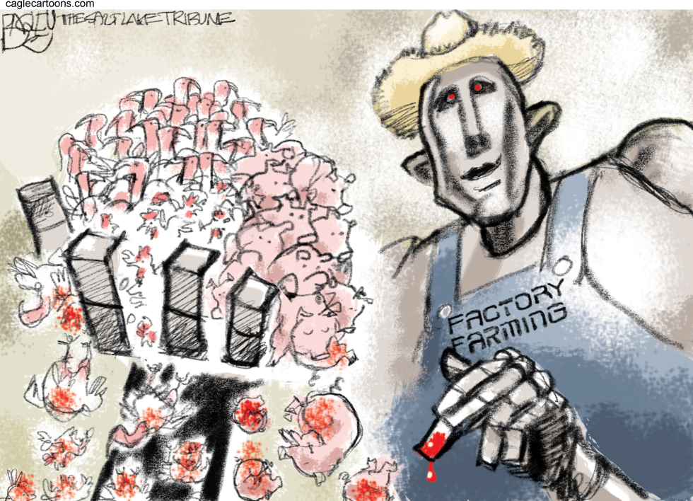  FACTORY FARMERS by Pat Bagley