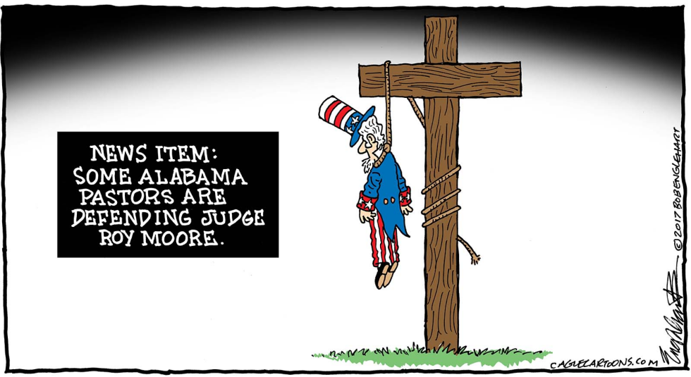  ROY MOORE by Bob Englehart