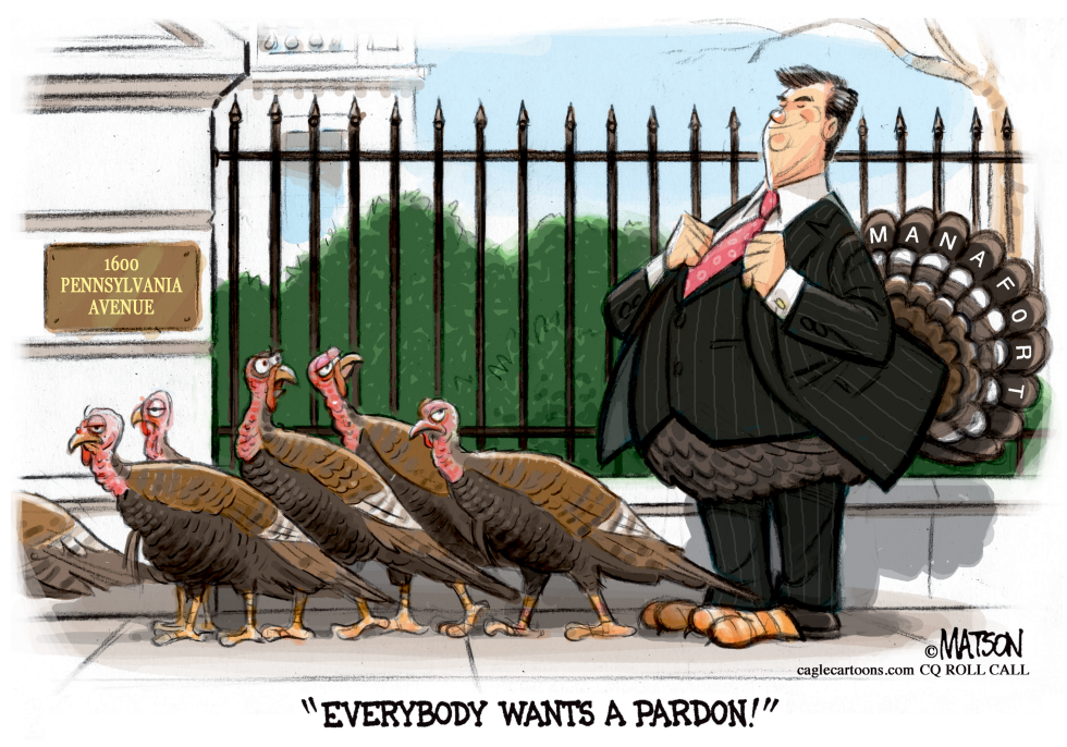 Paul Manafort Lines Up At White House For A Pardon