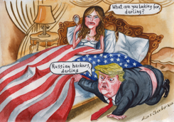 TRUMP AND MELANIA by Alla and Chavdar