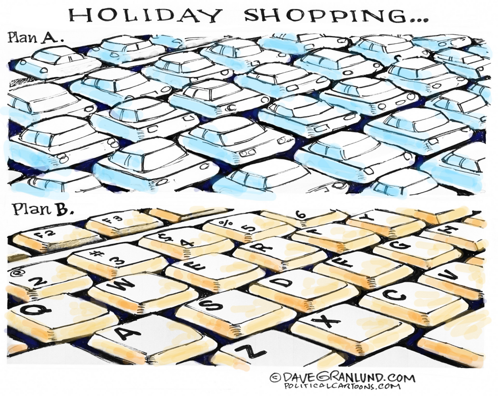 Holiday shopping online