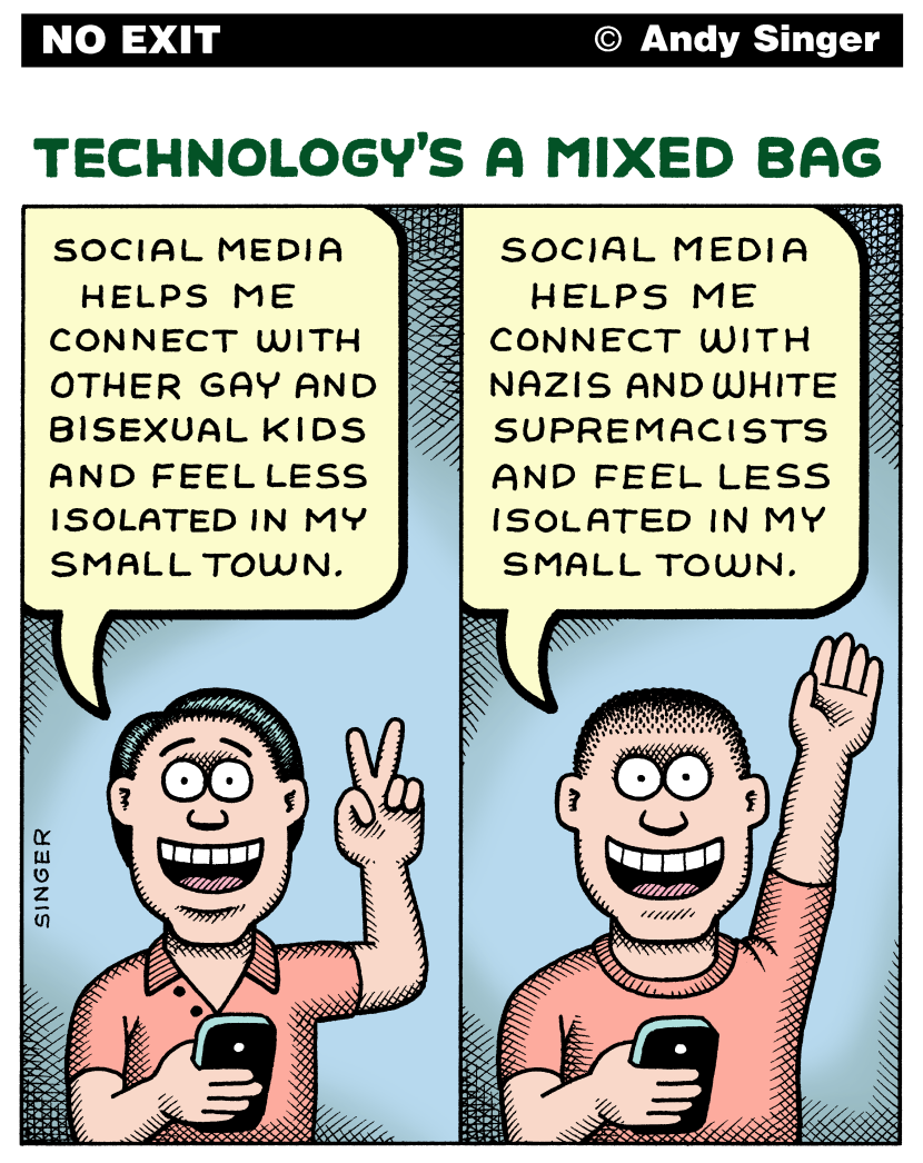 Technology is a Mixed Bag color version