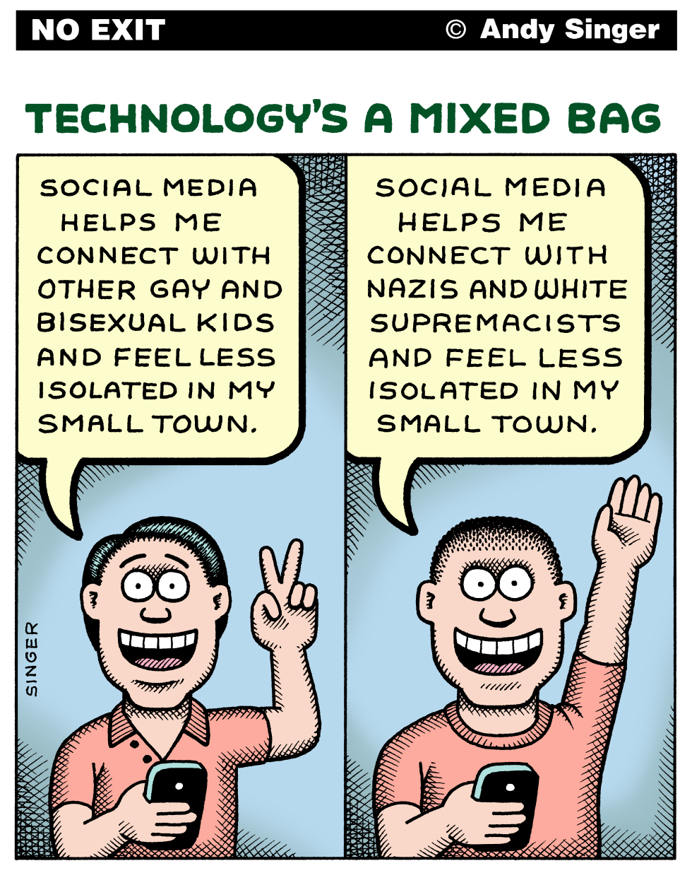 Technology is a Mixed Bag color version