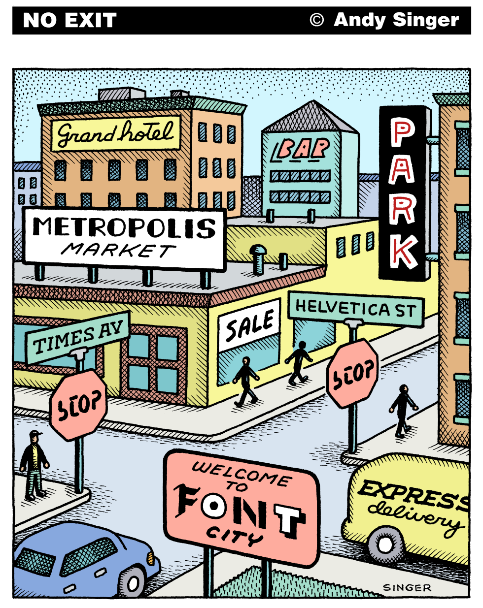 Font City color version