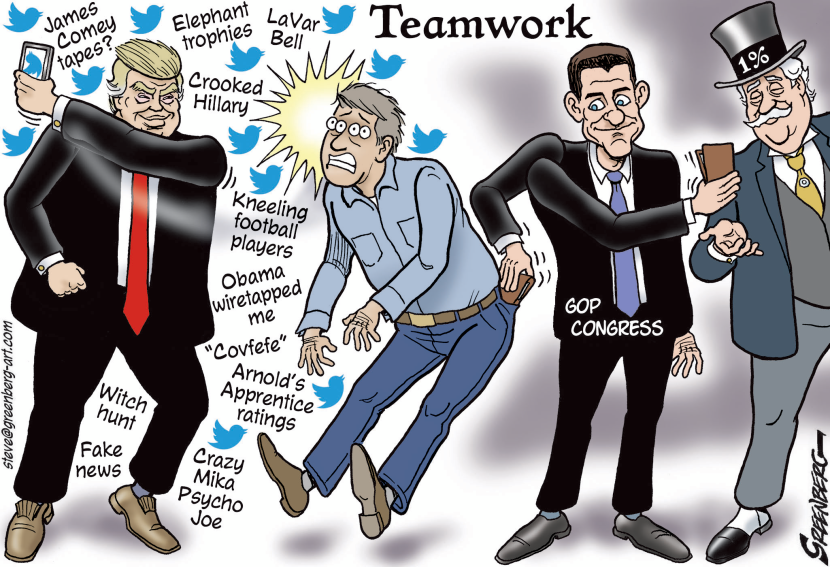 Twitter teamwork