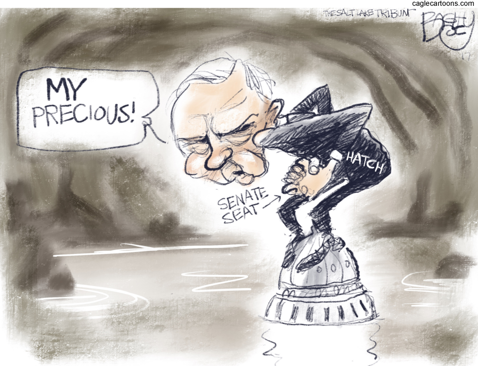  ORRIN HATCH by Pat Bagley