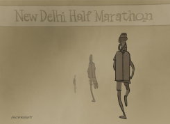 HALF MARATHON IN DELHI 2017 by Niels Bo Bojesen