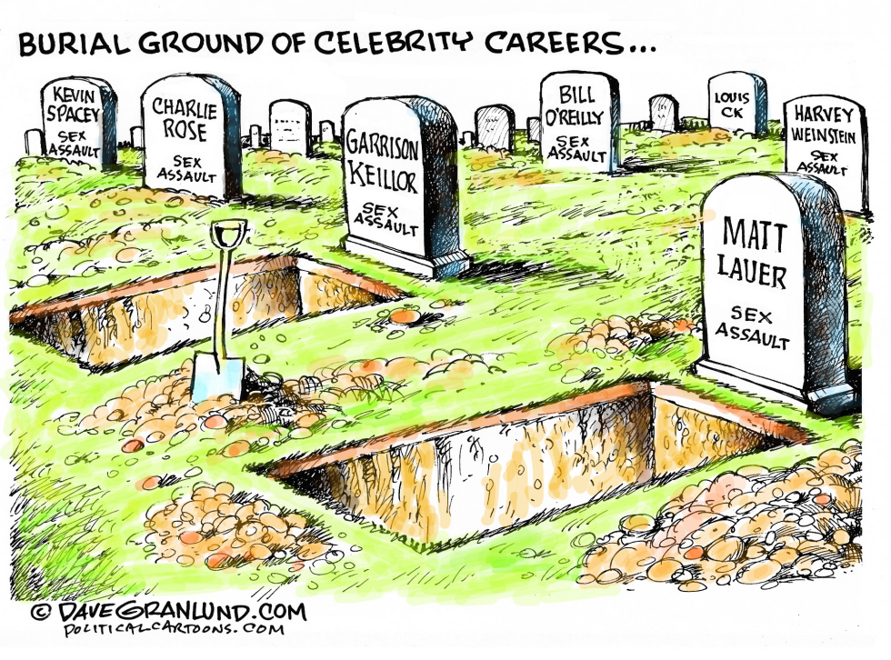  CELEBS AND SEX ASSAULTS by Dave Granlund