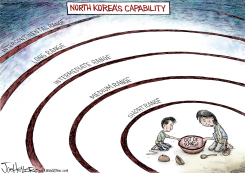NORTH KOREA by Joe Heller