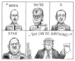 LAUER AND KEILLOR by Adam Zyglis