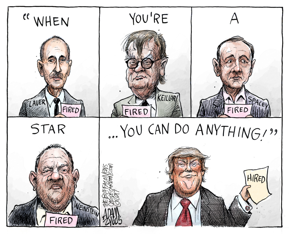  LAUER AND KEILLOR by Adam Zyglis