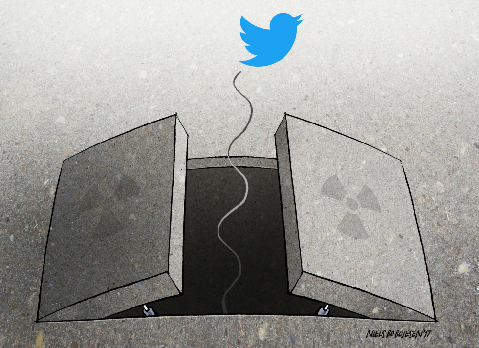 Tweet from a nucear launch site