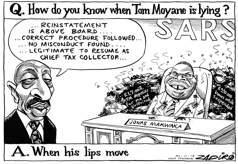 Lying Tom Moyane