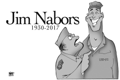 JIM NABORS, B/W by Randy Bish