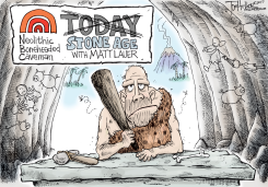 MATT LAUER by Joe Heller