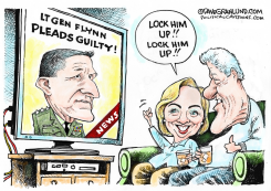 FLYNN PLEADS GUILTY  by Dave Granlund