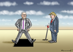 TRUMP AGAINST TILLERSON by Marian Kamensky