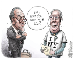 SENATE TAX BILL  by Adam Zyglis