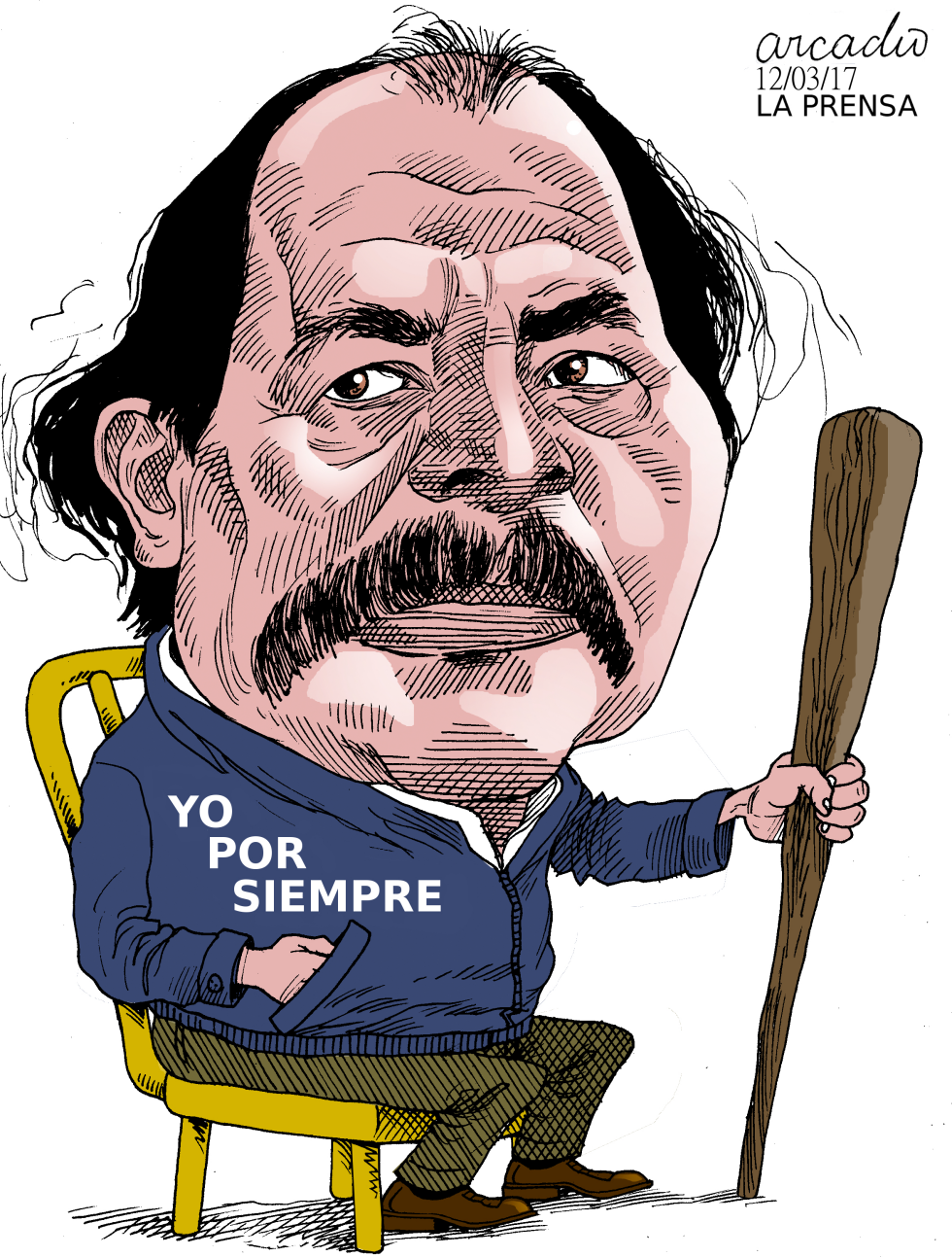  DANIEL ORTEGA NICARAGUA by Arcadio Esquivel