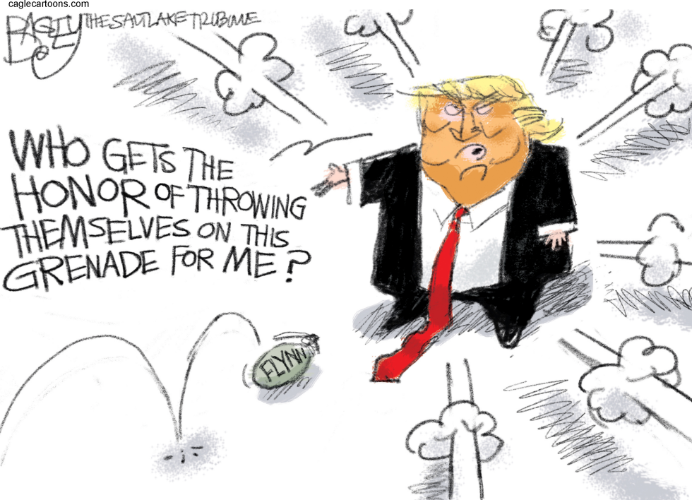  LONELY TRUMP by Pat Bagley