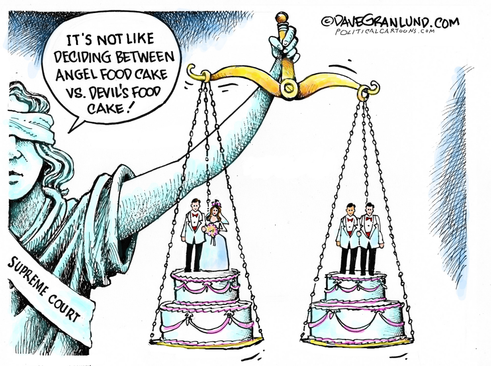 Gay wedding cakes COLOR