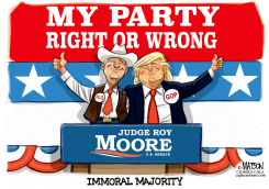 TRUMP ENDORSES JUDGE ROY MOORE by R.J. Matson