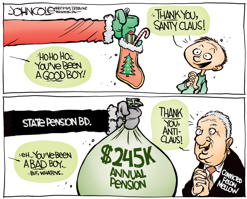 LOCAL PA Bob Mellow pension