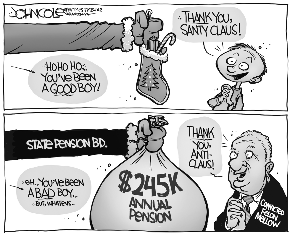 LOCAL PA Bob Mellow pension BW