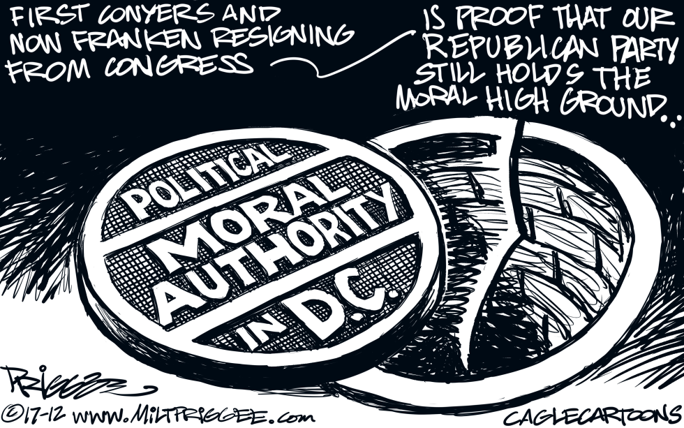 MORAL AUTHORITY by Milt Priggee