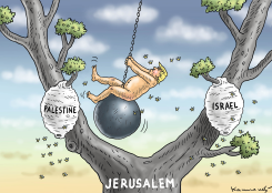 TRUMP MIDDLE EAST MADNESS by Marian Kamensky