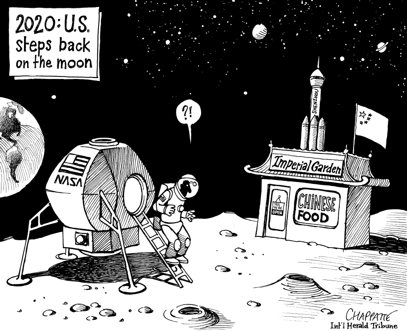 CHINESE-U.S. SPACE RACE