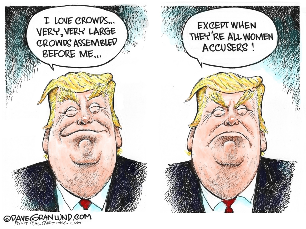 Trump and accusers COLOR