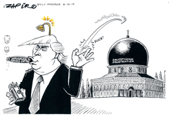 TRUMP IGNITES by Zapiro