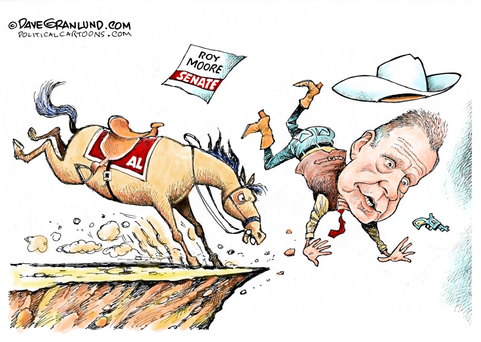  ROY MOORE LOSES by Dave Granlund