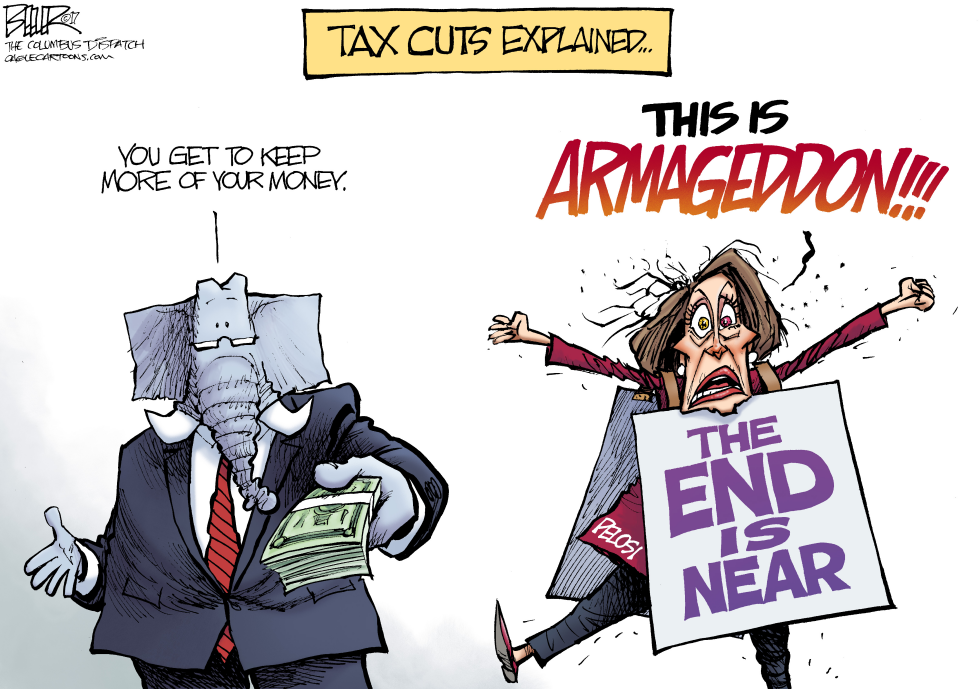  TAX CUTS by Nate Beeler