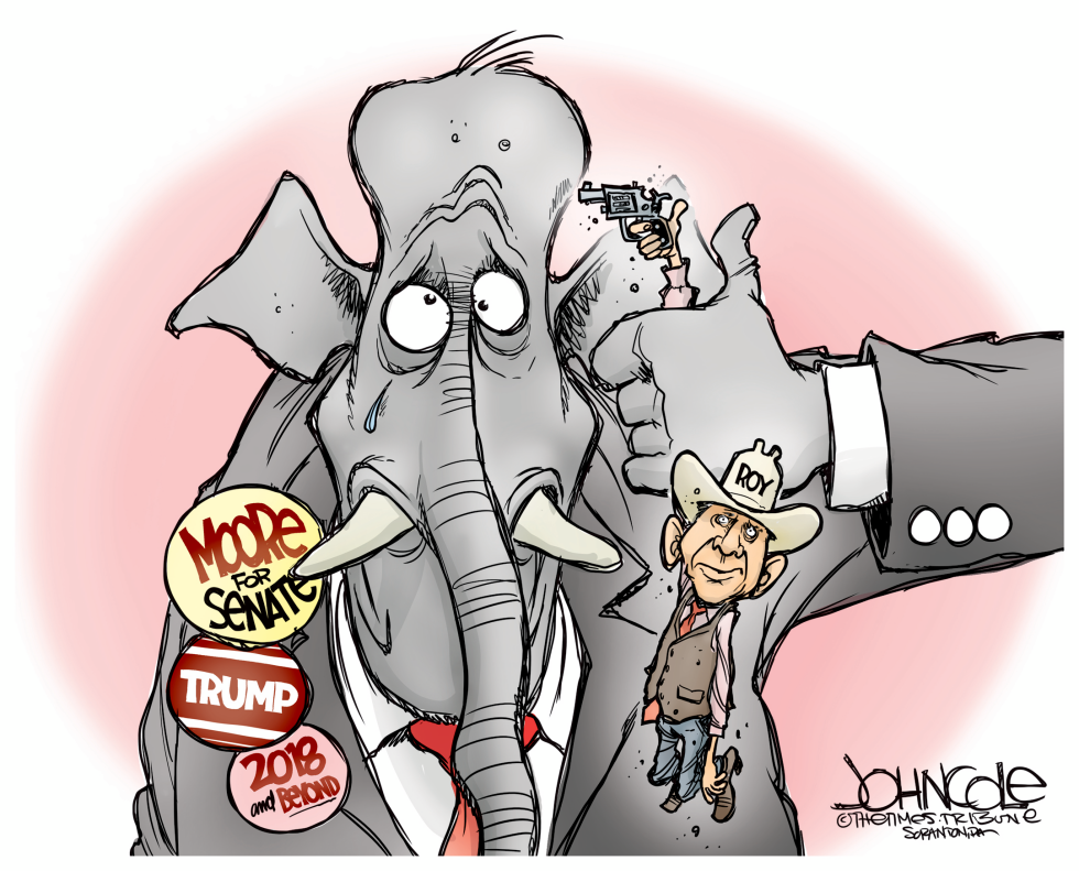  MOORE AND THE GOP by John Cole