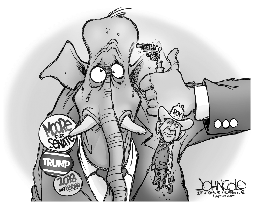 Moore and the GOP BW