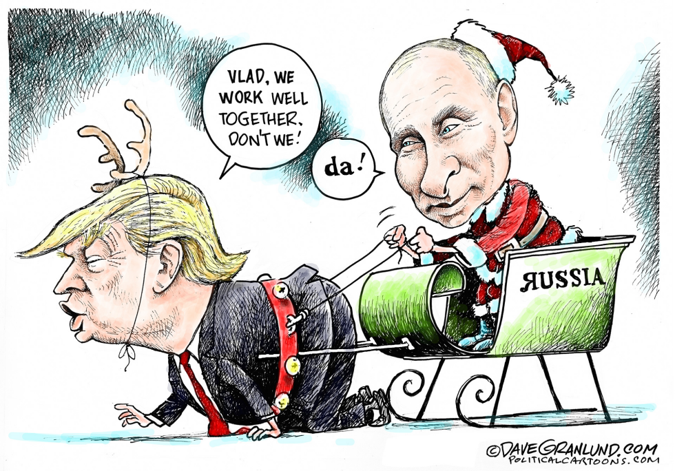  TRUMP AND PUTIN TEAM by Dave Granlund